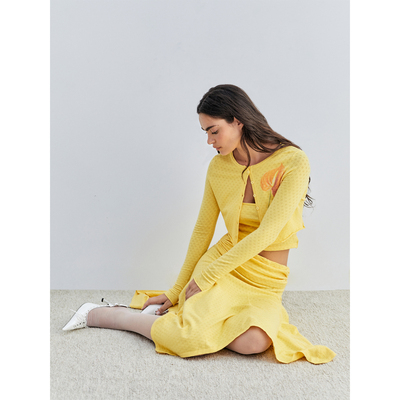 百搭法式氛围感针织套装