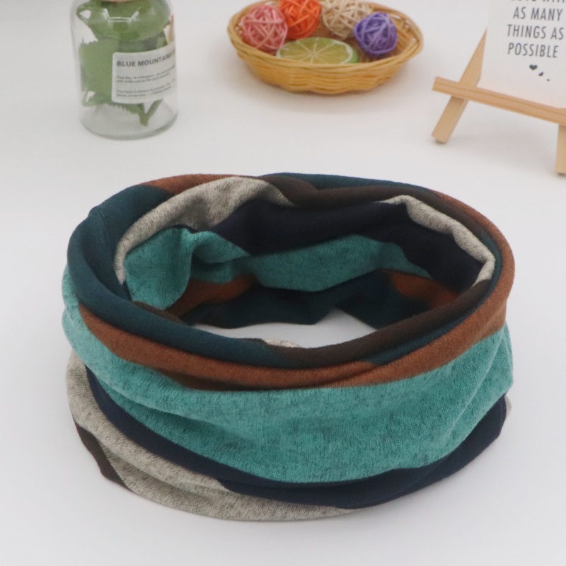 秋冬季脖套条纹格子保暖防风