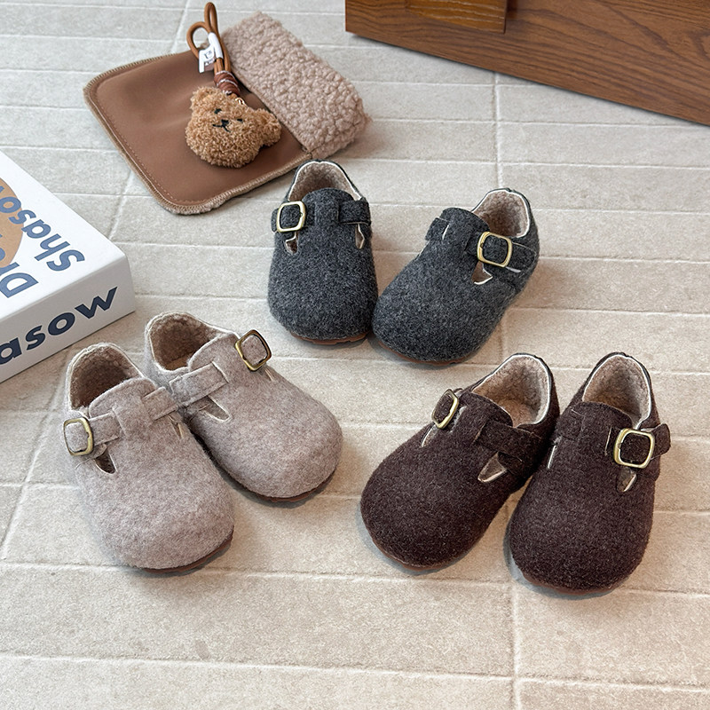 韩版儿童毛毛鞋保暖棉鞋2025冬季新款女童皮带扣羊羔毛休闲鞋,童鞋/婴儿鞋/亲子鞋,棉鞋,淘宝优惠券,粉丝福利购,淘宝优惠卷