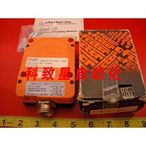 工业配件EFECTOR IDE2050-ARKA/ID0024 接近传感器IDE2050-ARKA/