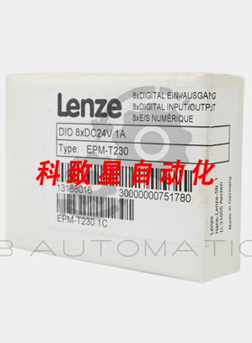 工业配件EPM-T230 (13188016) DIO 8XDC24V 1A 8个数字量输入输