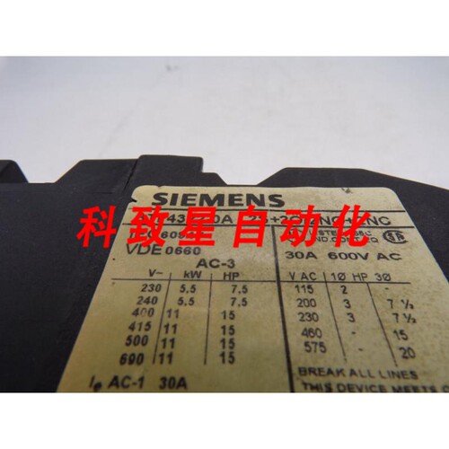 工业配件3TF4322-0AK6 接触器