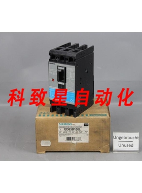 工业配件ED63B100L 断路器 600VAC 100AMPS REV.5 50/60HZ 3 POLE