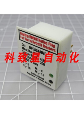工业配件RP6A04A020 DIGITRIP RMS/R RETRO RATING PLUG T167967