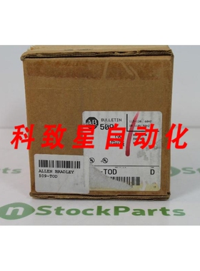 工业配件509-TOD SER.D NSFB-SIZE 00 电机启动器 3 极