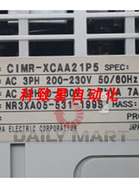 工业配件CIMR-XCAA21P5 伺服驱动器 1.5KW 220V