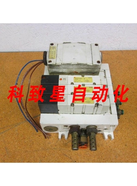 工业配件气动歧管 4 站带 (3) VQ4100-5 电磁阀