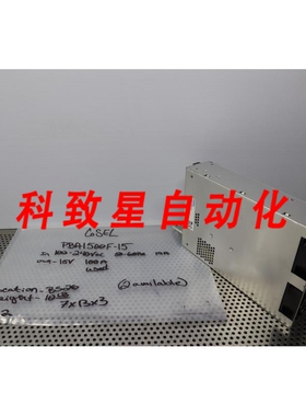工业配件PBA1500F-15 电源 10040VAC 50/60HZ 19A 15V 100A W/