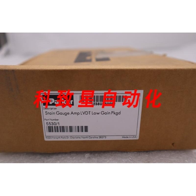 工业配件PART 5530/1 STAIN GAUGE AMPLIFIER SSD 驱动器 K594-B