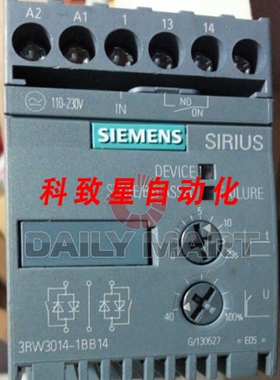 工业配件3RW3014-1BB14 3RW3 014-1BB14 PLC软启动器 3马力驱动器