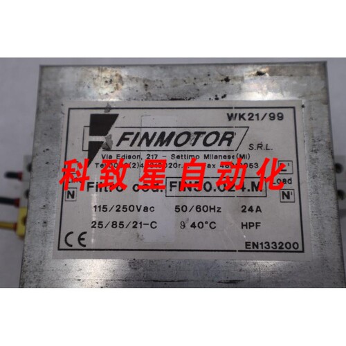 工业配件FINMOTOR FIN50.024.M 过滤器#K389