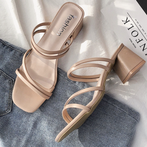 Summer new wild casual shoes slippers simple retro sandals