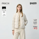 90%鹅绒 PRICH时尚 圆领格子轻盈保暖羽绒服冬季 新款 外套女