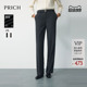 简约竖纹直筒西装 PRICH时尚 裤 冬季 女 垂坠通勤长裤 零染