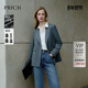 零染 新款 羊毛 PRICH简约商务西装 春季 通勤外套正装 女