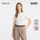 PRICH淡人穿搭设计感宽松肌理T恤夏季 休闲上衣女装 新款 短袖