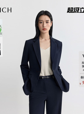 【零染+莱赛尔】PRICH简约高智平驳领西装2026夏季新款通勤外套女