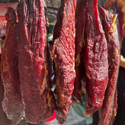 云南特产临沧小吃沧源佤族傣族晾晒正宗风干黄牛干巴挂牛干巴煎炒