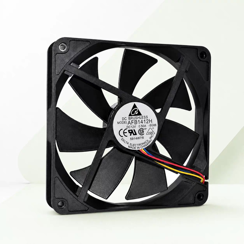 AFB1412H台达14025 12V0.5A大风量机箱电源服务器滚珠PWM风扇14CM
