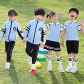 运动服三件套夏 统一班服小学生秋季 幼儿园园服春秋装 儿童校服套装