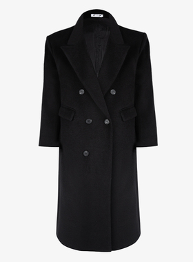 FEAR4FREE 定制款“氛围感穿搭”原创廓形垫肩羊绒毛呢大衣男女