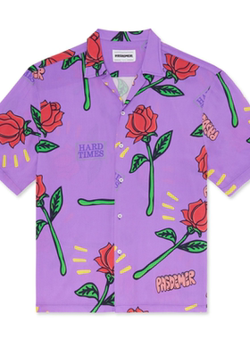 时装周订货 Pasdemer|意大利潮牌 2023春夏新款紫色 困境衬衫