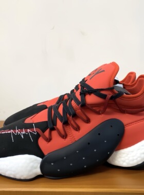 Y-3 BYW BBALL 黑红色运动鞋 BC0338