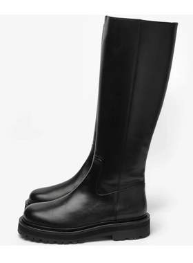 STUDIO NICHOLSON 英国设计师品牌 黑色小牛皮长靴