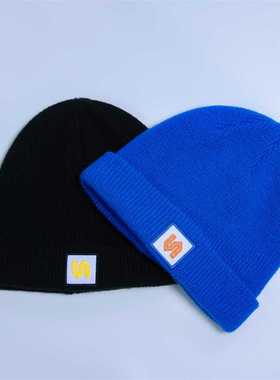 衍生品NC原创Unless系列字母两色毛线帽