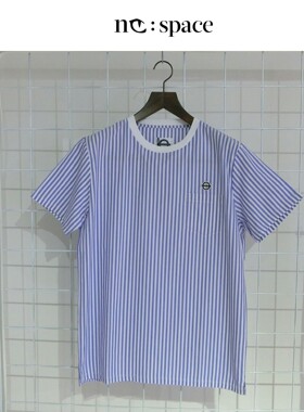 Roundel London SMRLAM60008 时尚休闲潮流百搭条纹圆领短袖T恤