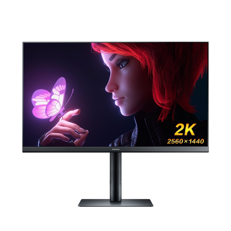 三星27英寸2K电脑显示器IPS窄边框180HZ高清液晶4K屏幕S27F610EAC