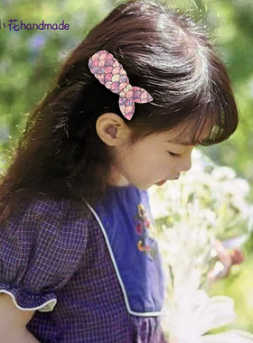 韩版儿童发夹可爱亮片美人鱼bb夹小女孩刘海夹宝宝碎发卡公主头饰