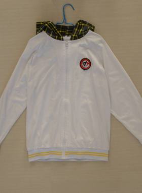 北京二中分校校服同款春秋款纯棉带帽长袖T恤卫衣长裤