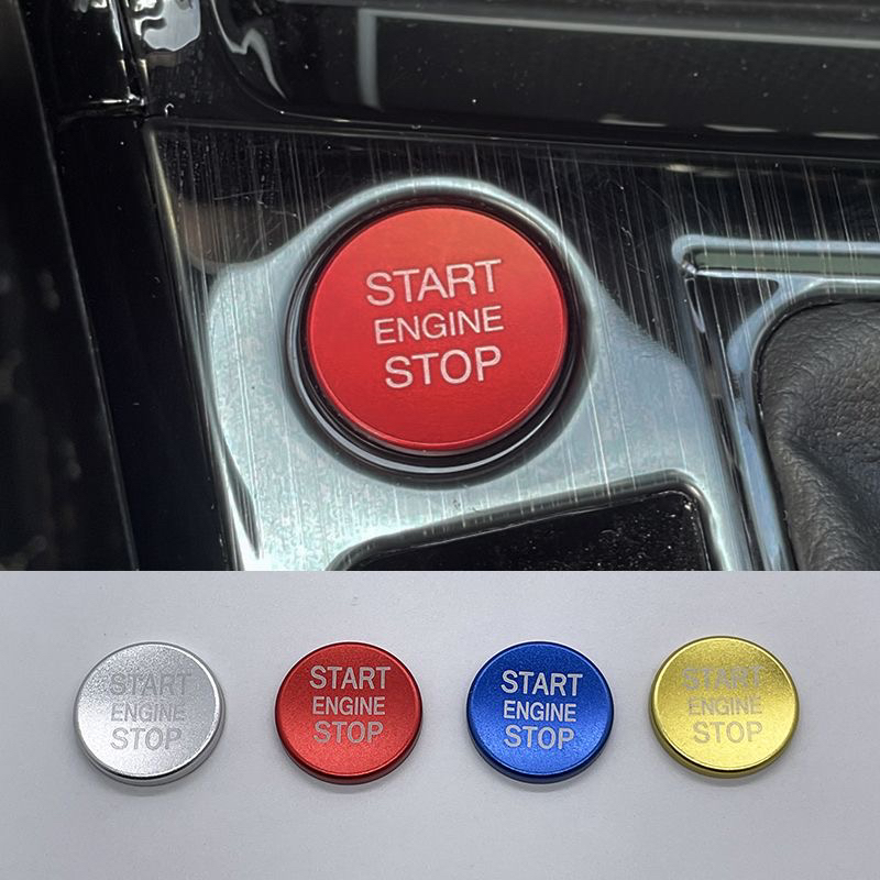 适用10-16款大众CC迈腾B7速腾改装一键启动装饰圈点火按键贴按钮