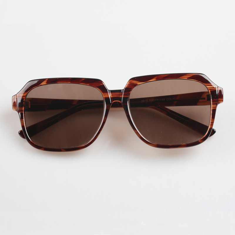 老水晶眼镜大框男正品 大框复古老式茶水晶太阳眼镜 抗疲劳送爸爸