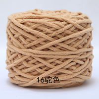 3.3 Two large balls of ice crepe, thick wool, handmade diy materials, hook shoes, seat cushions, hook slippers, men's and women's woven scarves thumbnail 5