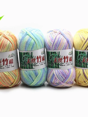 Детский клубок пряжи, хлопковый плетеный крючок для вязания ручной работы