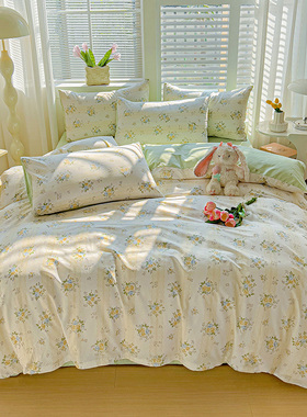 cotton bedding set duvet cover pillowcase纯棉全棉13070四件套