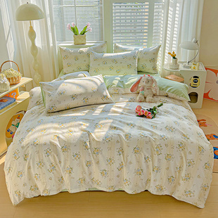 cotton bedding set duvet cover pillowcase纯棉全棉13070四件套