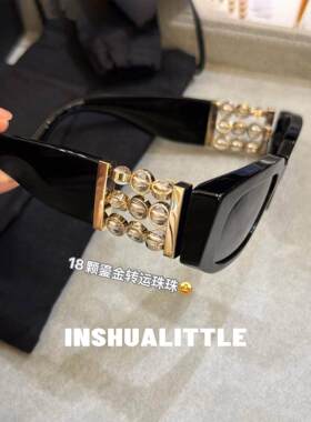 新款金属方框太阳眼镜女士墨镜