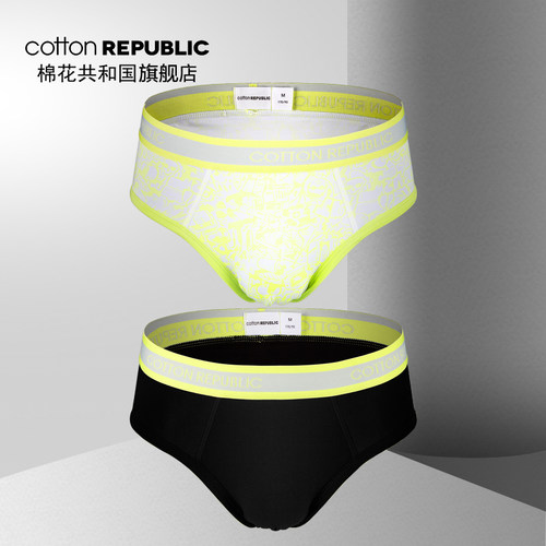 cottonrepublic/男士三角内裤