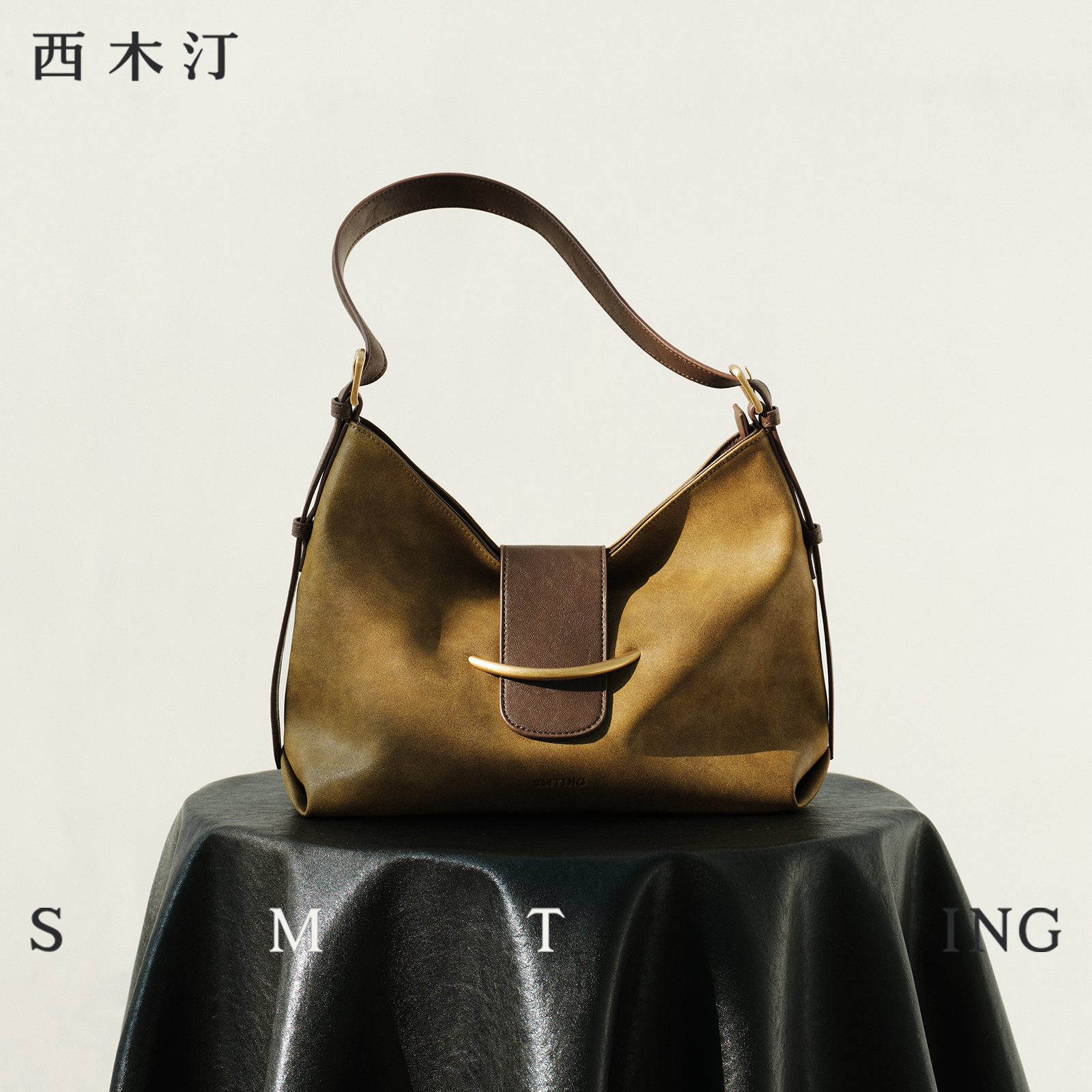 【西木汀】秋风 托特包小个子2025新款女设计感小众单肩斜挎包包