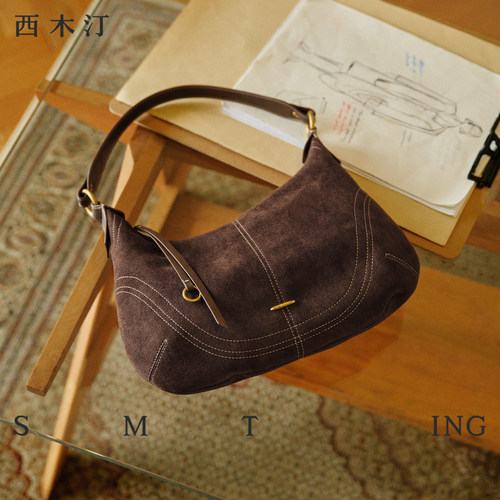 西木汀秋冬手提包单肩包腋下包