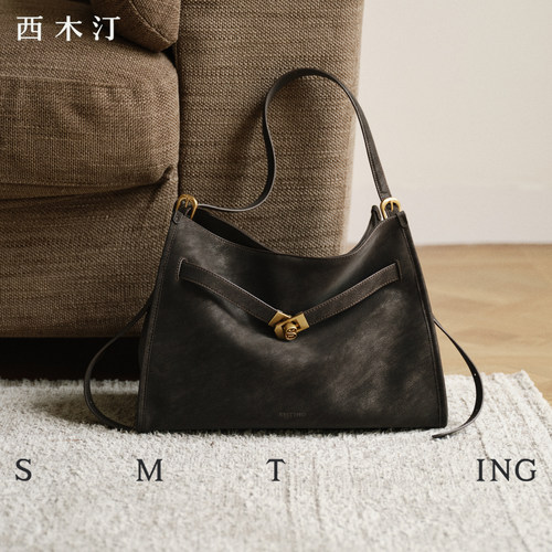 【圣诞礼物】西木汀 烟云 托特包女士大容量新款手提包通勤斜挎包