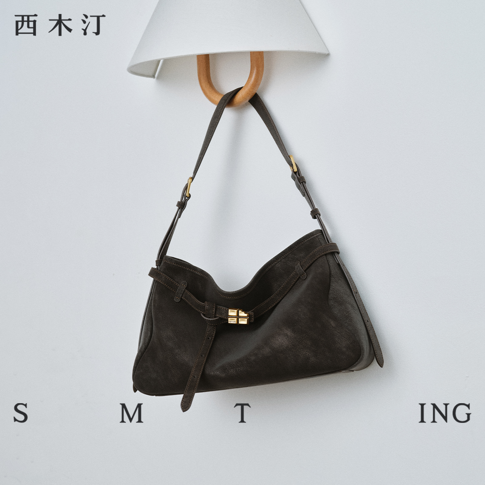 【西木汀】追逐 手提包大容量单肩包高级感轻奢2025女新款通勤包