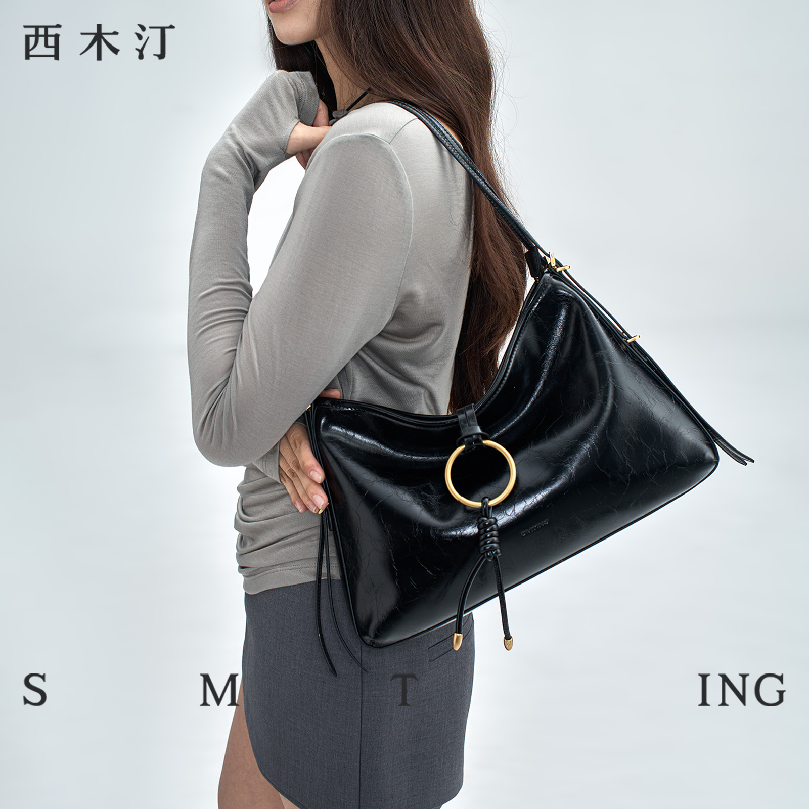 【西木汀】旧梦 托特包大容量女2025新款腋下包高级感单肩斜挎包