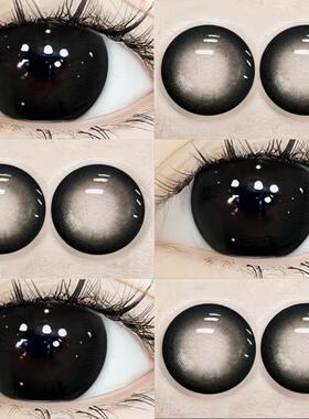 黑糖豆豆美瞳半年抛黑色大直径14.5HC一年抛隐形眼镜官方旗舰店TN