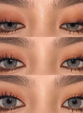 美瞳半年抛混血欧美款女灰色系小直径隐形眼镜女HC正装官网年抛TN