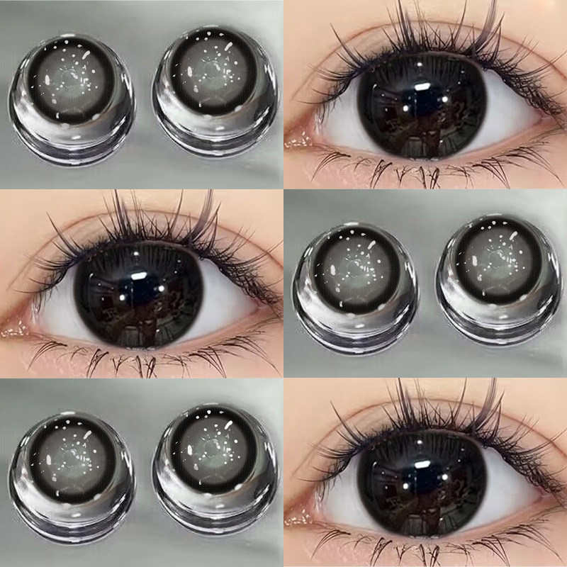 2025新款美瞳日抛30片黑色一次性透明大小直径隐形眼镜HC官网TN