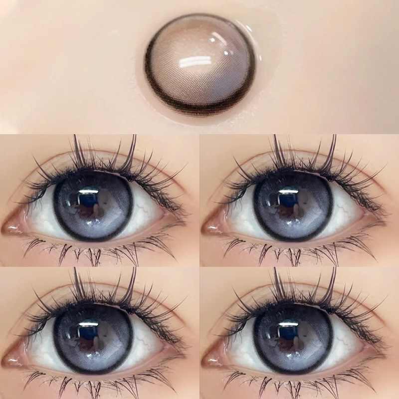 银河空域美瞳半年抛大直径混血蓝色年抛女隐形眼镜EJL怎么看?